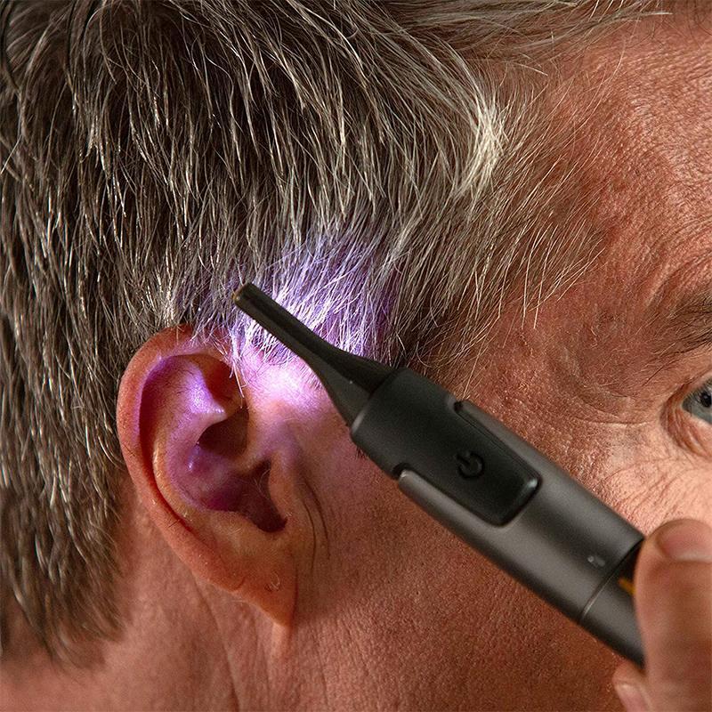 Präzisionstrimmer für Männer und Frauen – Kabelloser Gesichtshaarentferner mit Ultrathin Klinge 4