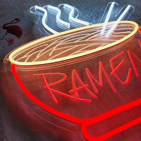 Ramen Neonlichtschild für Fans, Modernes Deko-Element für Küche und Wohnraum 5