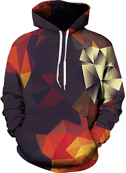 Realistische 3D-Gedruckte Stylische Hoodies