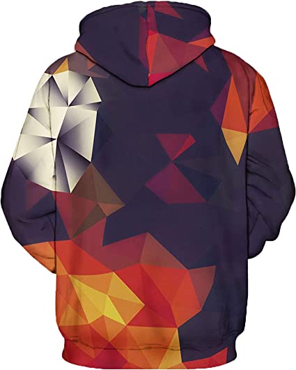Realistische 3D-Gedruckte Stylische Hoodies
