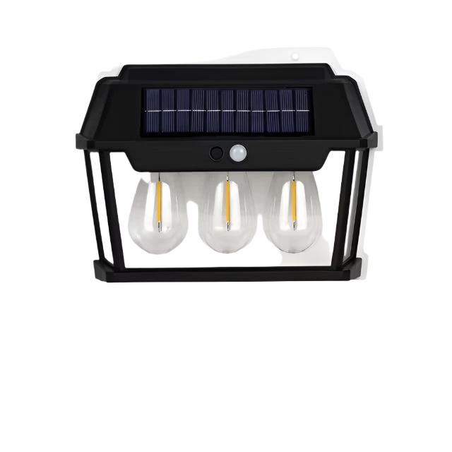 Retro Solar Außenleuchte mit Bewegungssensor 4