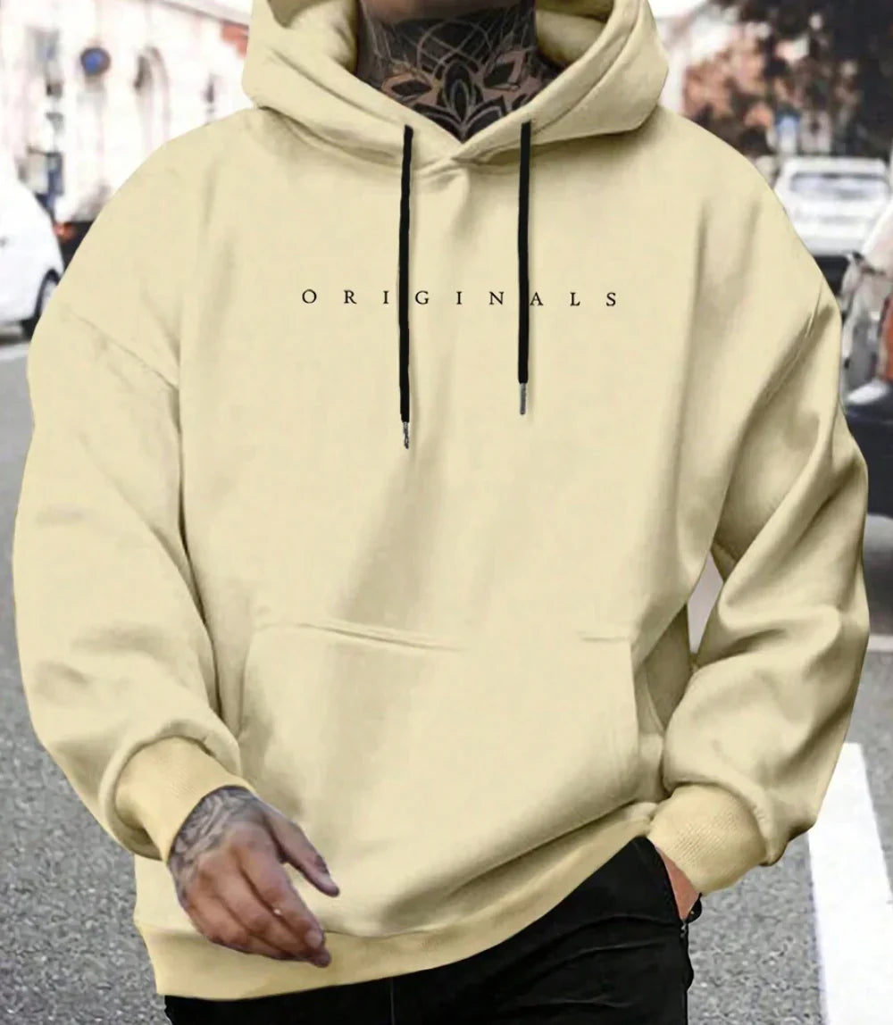 Variant image for Herren Hoodie Lässiger Stil 100% Baumwolle Bequem und Vielseitig-15
