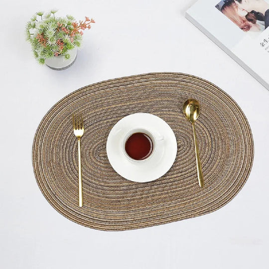 Rustikale Tischsets im Boho-Stil für den Esstisch 0