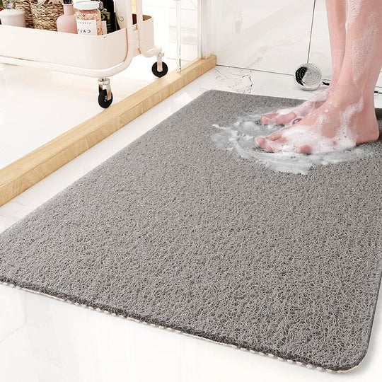 Rutschfeste Duschmatte mit Drainage-System für sicheres Duschen und Komfort 0