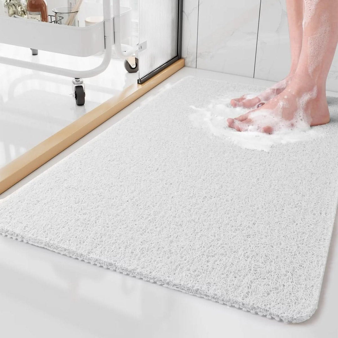 Rutschfeste Duschmatte mit Drainage-System für sicheres Duschen und Komfort 6