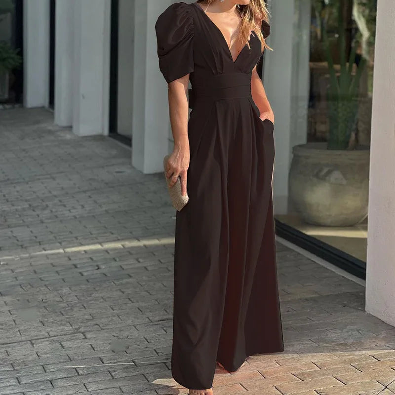 Damen Jumpsuit Festlich Elegantes Design Hochwertige Materialien-6