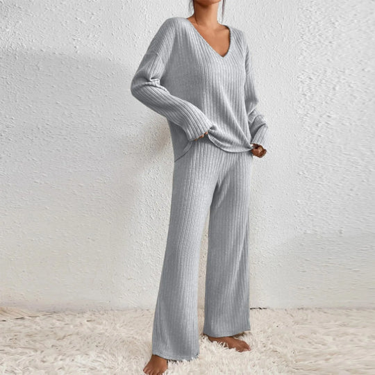 Variant image for Damen Winterset Pullover und Hose Baumwoll-Polyester-Mischung-31