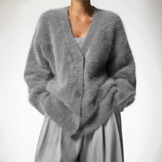 Damen Strickjacke Elegantes Design Hochwertige Baumwollmischung 6