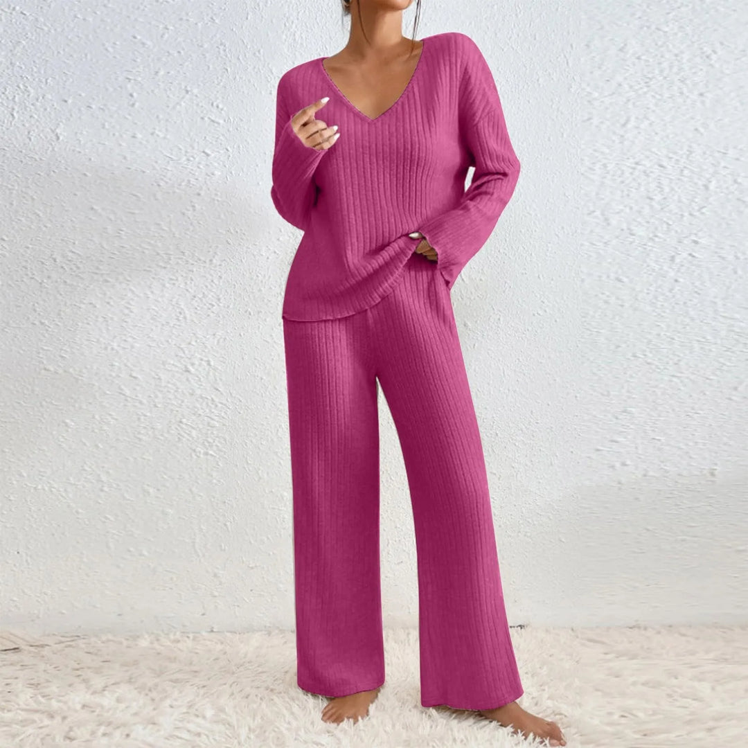 Variant image for Damen Winterset Pullover und Hose Baumwoll-Polyester-Mischung-16