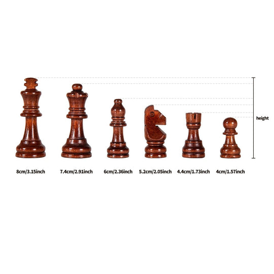 Schachspiel Faltbar für Strategisches Spielen – Elegantes Schachbrett für Turniere und Zuhause 4