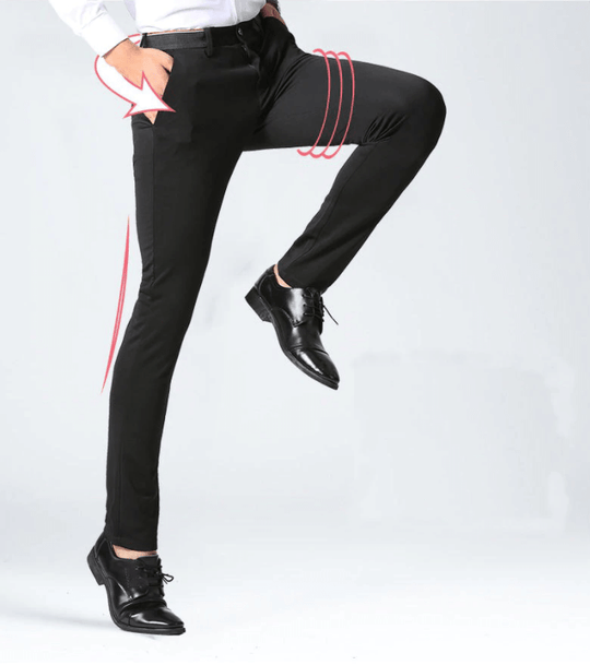 Schmal Geschnittene Dehnbare Formelle Hose