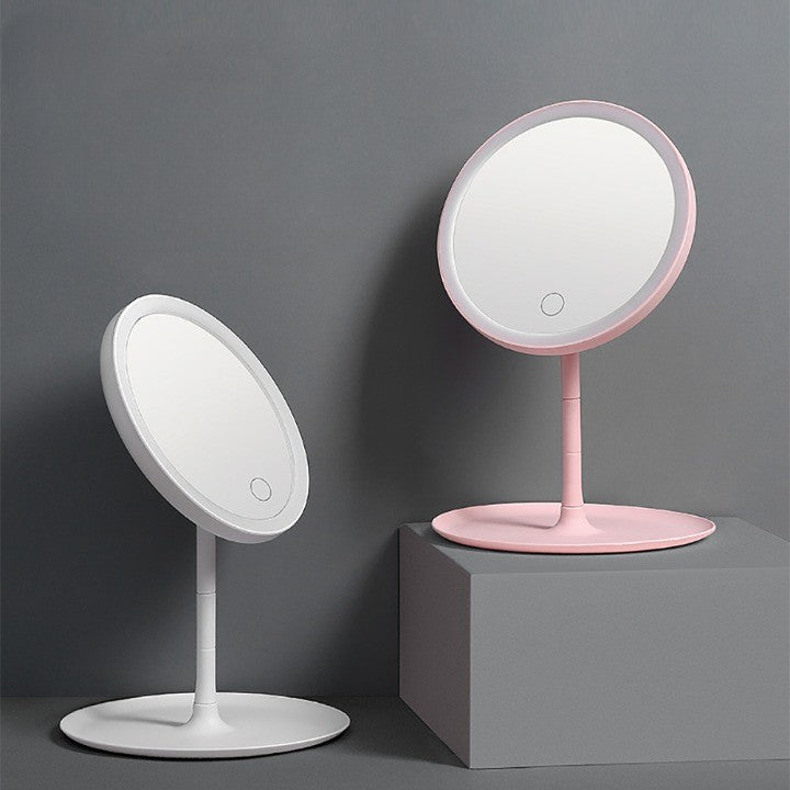 Schminkspiegel mit Licht und Touch-Funktion – Kompakter Kosmetikspiegel Beleuchtet für Perfekte Make-up-Anwendungen 1