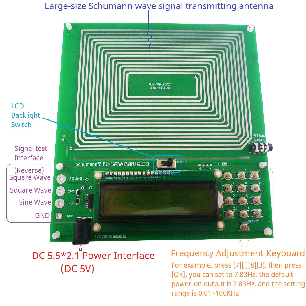 Schumann-Wellen Generator für optimale Frequenzanpassung 8