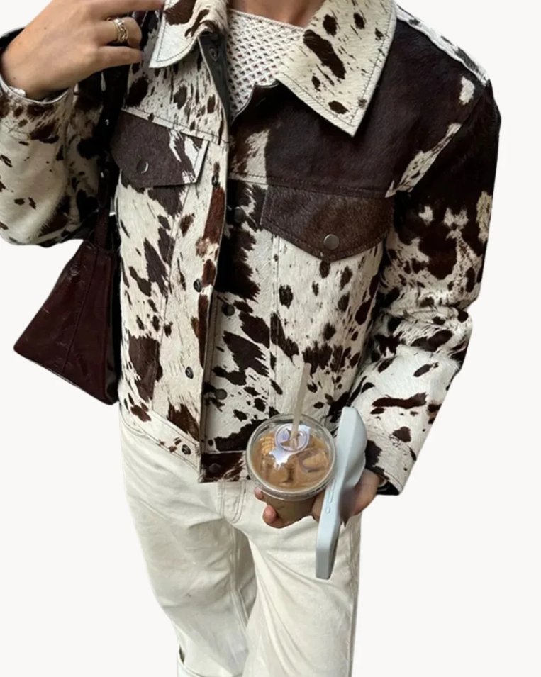 Damenjacke Stilvoll Vielseitig Polyester-Baumwollmischung 5