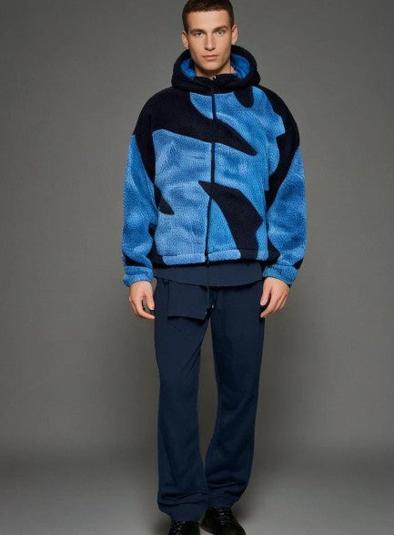 Variant image for Herrenjacke Lammwoll mit Reißverschluss für kalte Tage, zeitloses Design, komfortable Passform-1