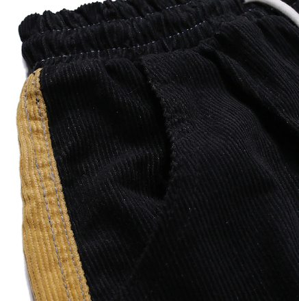 Herren Kordelzughose Lässig Baumwolle mit Farbpatches-3