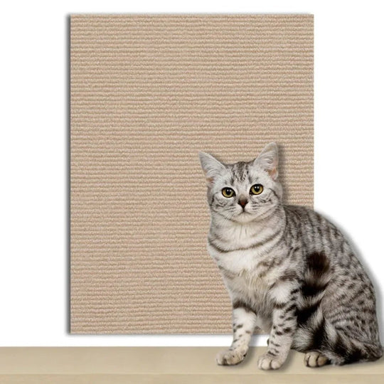 Selbstklebende Kratzschutzplatte für Katzen - Transparente Möbel- und Wandabdeckung 10