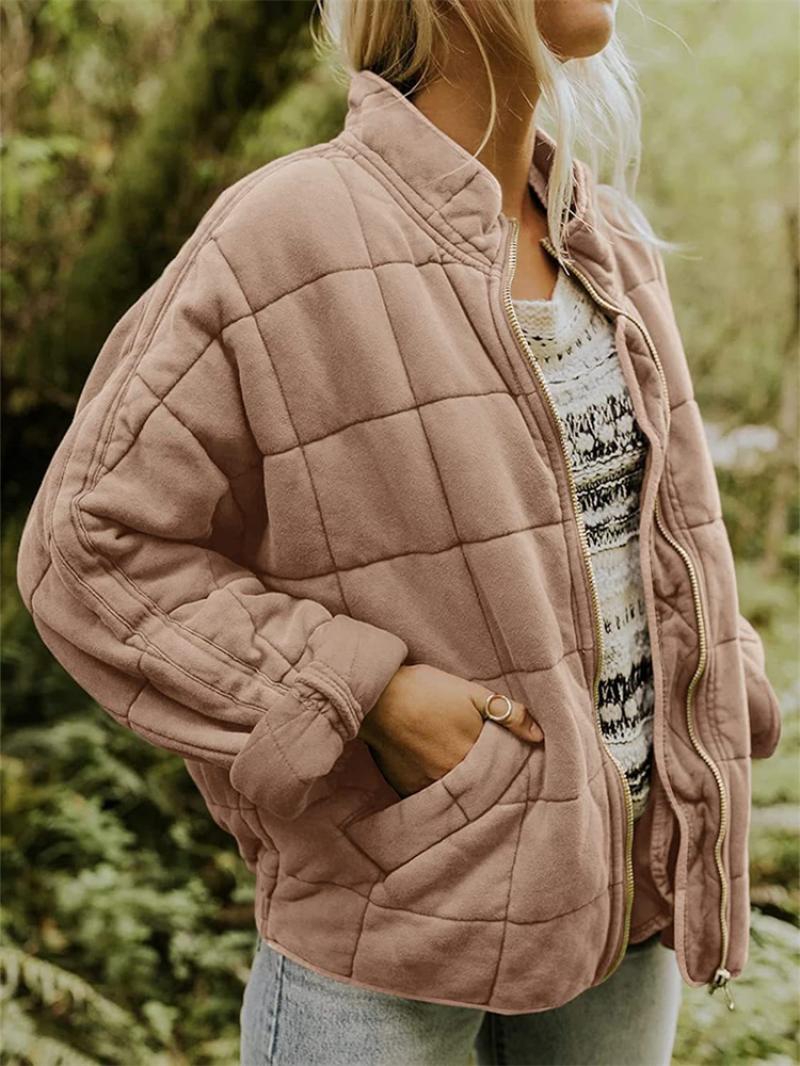 Variant image for Damenjacke Winterjacke Modern Polyester-Mischung mit Fleece-Innenfutter-25