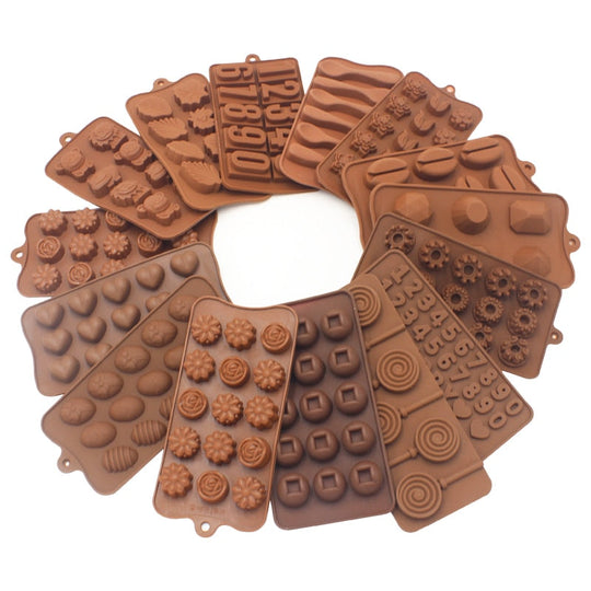 Silikon Backform Herz Blumen für kreative Kuchen und Schokoladenkreationen 1