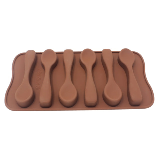Silikon Backform Herz Blumen für kreative Kuchen und Schokoladenkreationen 15