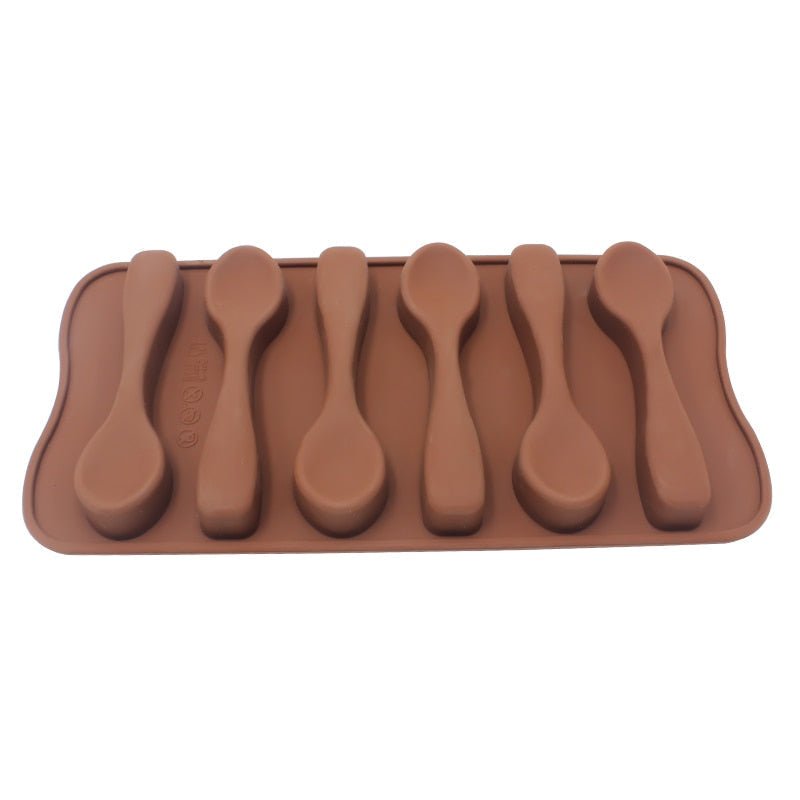 Silikon Backform Herz Blumen für kreative Kuchen und Schokoladenkreationen 3