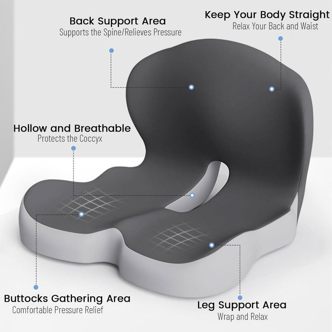 Sitzkissen Stuhl Ergonomisch Für Optimalen Komfort Im Büro Und Auto 5