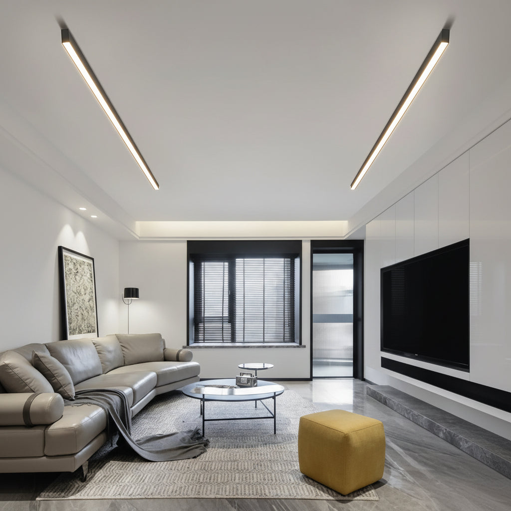 Skandinavische Deckenlampe LED Für Wohnzimmer - Minimalistisches Design, Energieeffizient, Einfache Montage 2