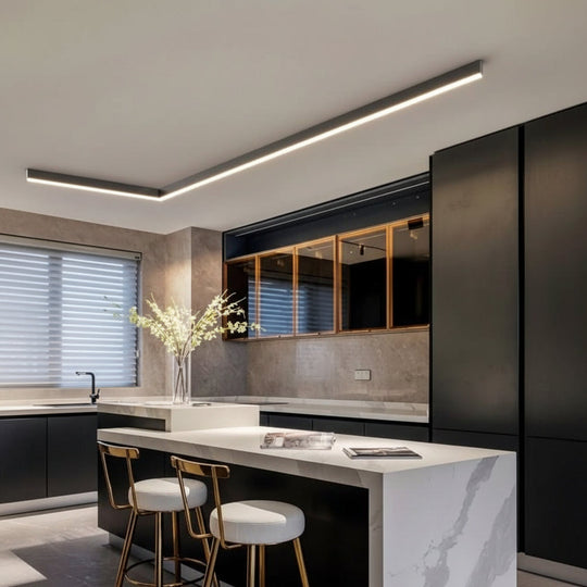 Skandinavische Deckenlampe LED Für Wohnzimmer - Minimalistisches Design, Energieeffizient, Einfache Montage 5