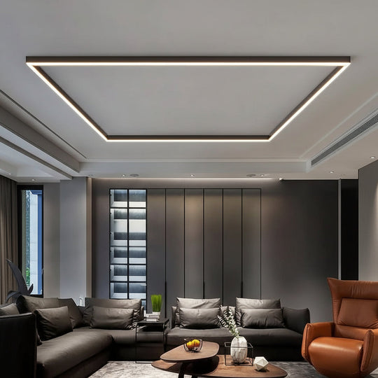 Skandinavische Deckenlampe LED Für Wohnzimmer - Minimalistisches Design, Energieeffizient, Einfache Montage 7