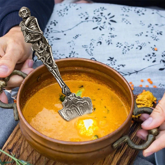 Skelett Besteckset für Halloween und Besondere Anlässe – 3-teiliges Besteck Set 3