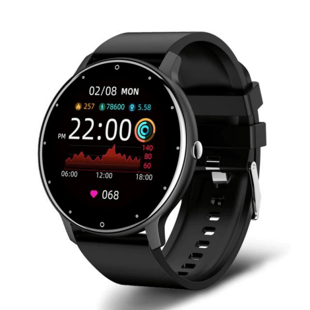 Smartwatch für Herren und Damen mit Touchscreen 0
