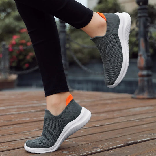 Sneaker Damen Klassisch Aus Canvas Bequeme Passform Flache Sohle 1