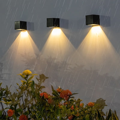 Solar Wandleuchte Außen Mit Zwei Beleuchtungsmodi - LED Außenwandleuchte Wetterfest 0