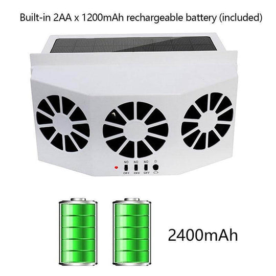 Solarbetriebener Auto Ventilator für Frische Luft und Luftzirkulation 5