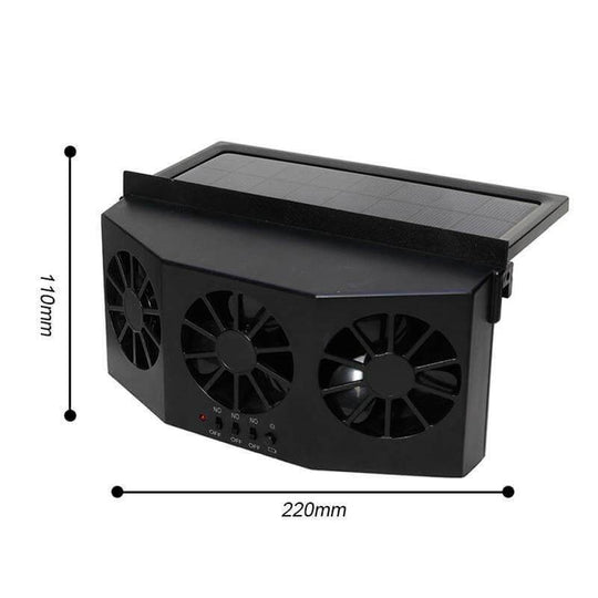 Solarbetriebener Auto Ventilator für Frische Luft und Luftzirkulation 6