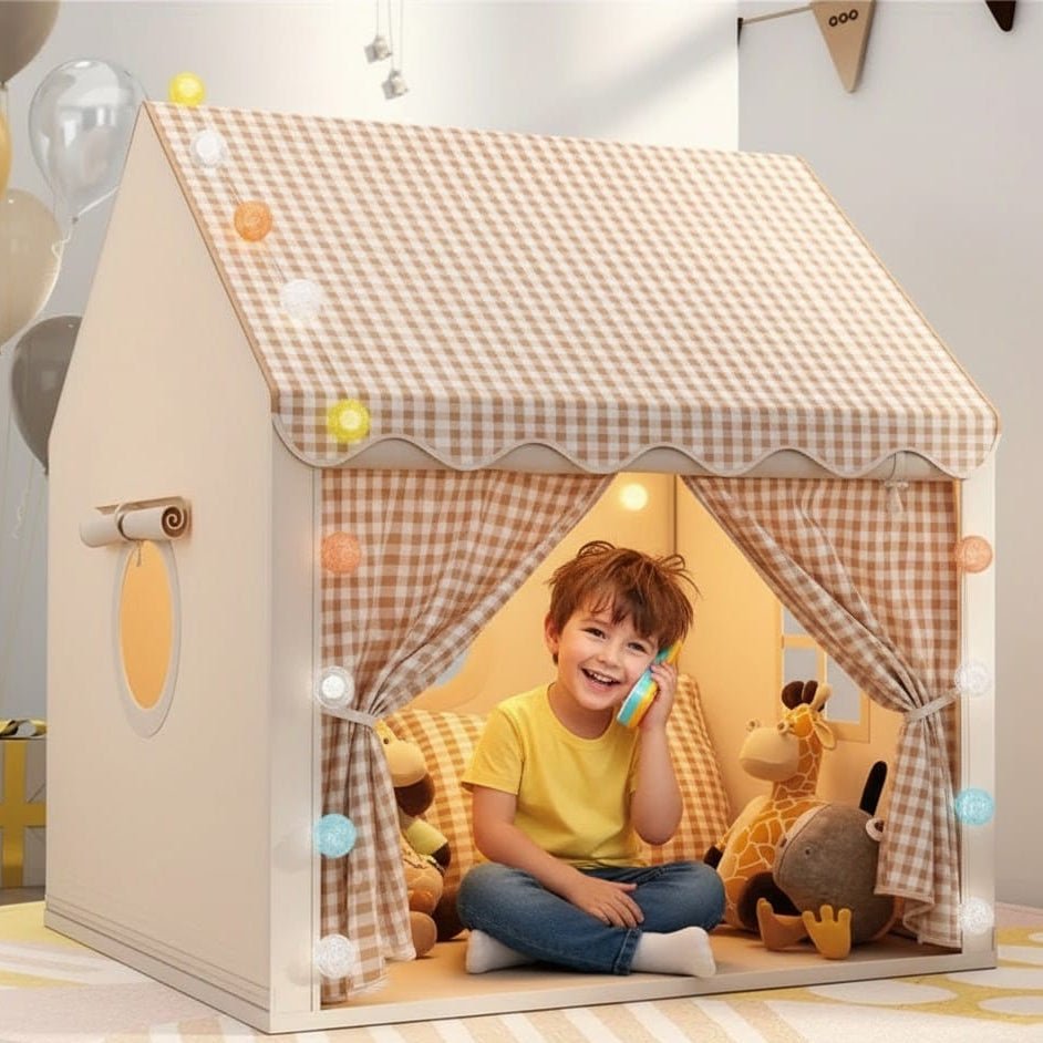 Spielzelt Kinderzimmer für Abenteuer und Kreativität - Leicht Aufzubauen und Gemütlicher Rückzugsort 4