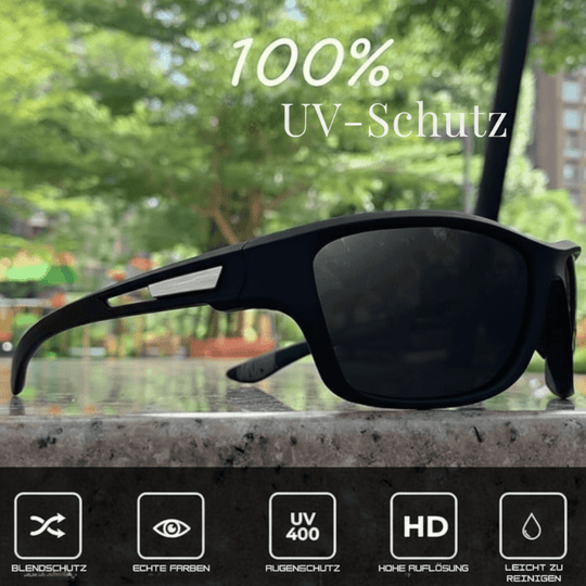 Sport Sonnenbrille Unisex Polarisierte Gläser Ergonomisch für Outdoor-Aktivitäten 4
