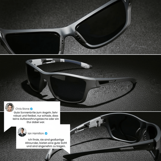 Sport Sonnenbrille Unisex Polarisierte Gläser Ergonomisch für Outdoor-Aktivitäten 5