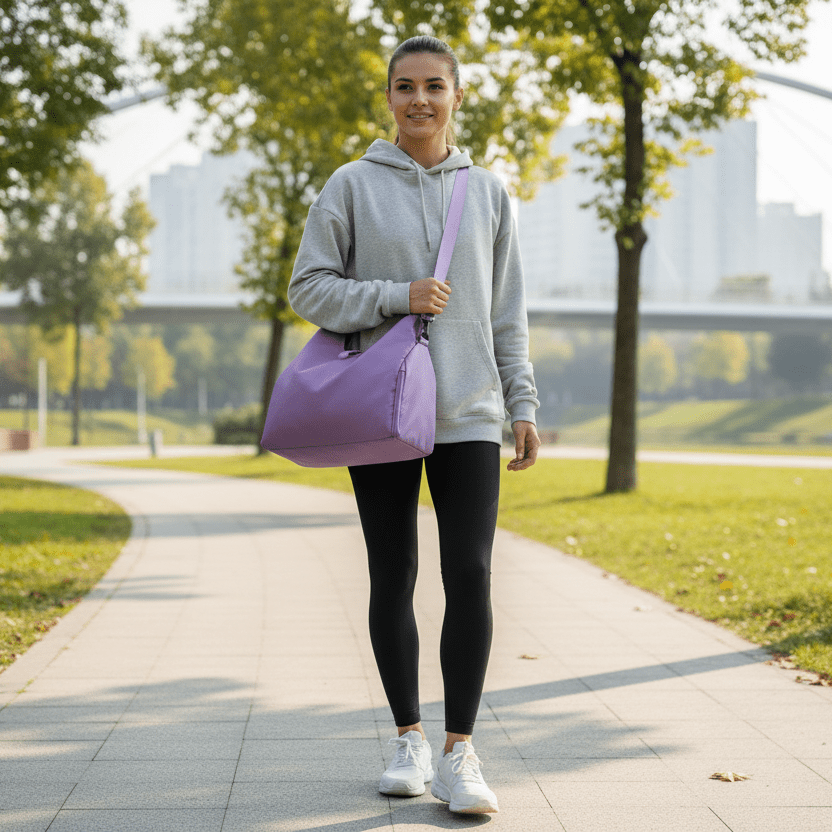 Sporttasche für Männer und Frauen mit praktischer Fächeraufteilung 2