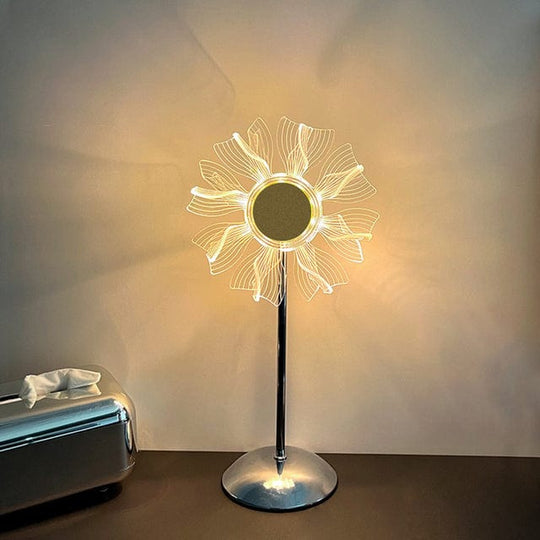 Stehlampe mit Sonnenuntergangsprojektion für kreative Lichtgestaltung 6
