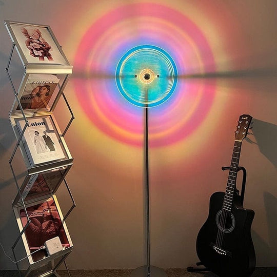 Stehlampe mit Sonnenuntergangsprojektion für kreative Lichtgestaltung 7