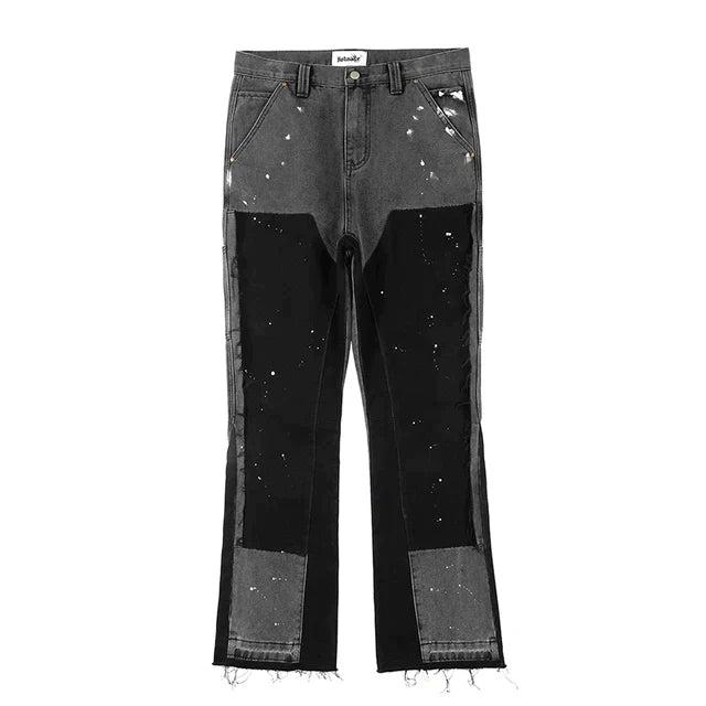 Herren Jeans Ausgestellte Passform Hochwertiger Denim Modernes Design 1