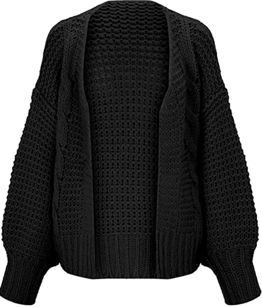 Strickjacke Aus Grobstrick