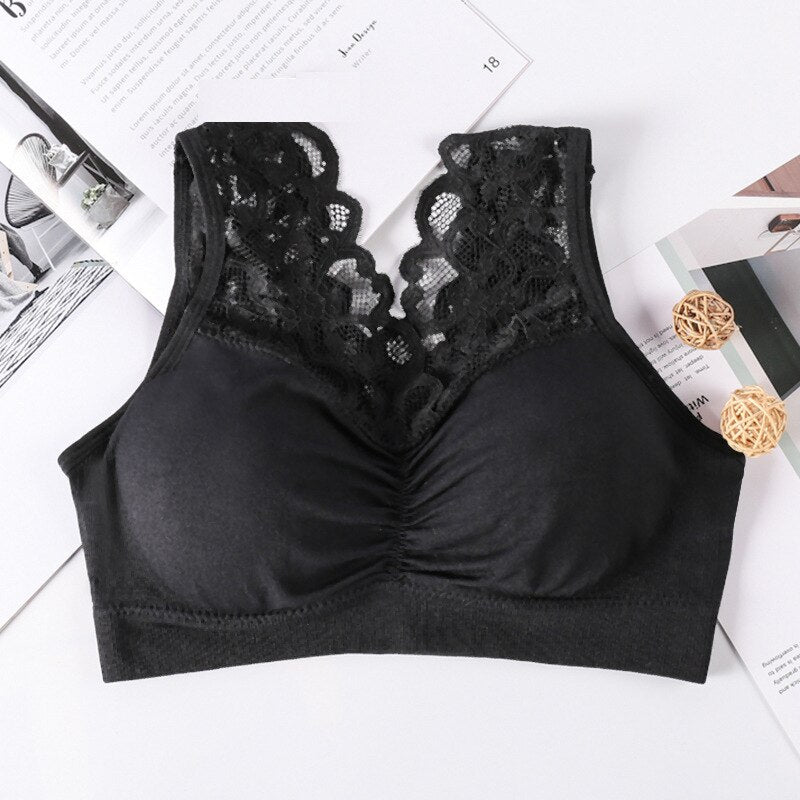 Super Elastischer, Atmungsaktiver Spitzen-Bh