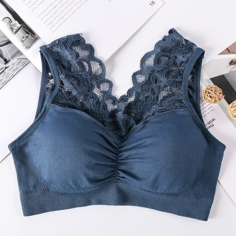 Super Elastischer, Atmungsaktiver Spitzen-Bh