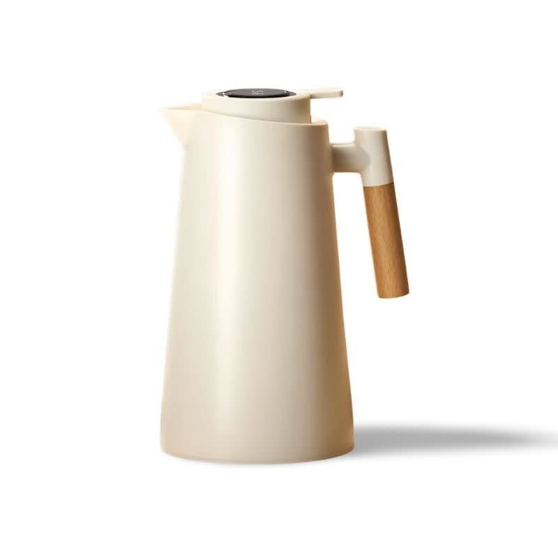 Thermoskanne 1L Auslaufsicher Minimalistisch für Kaffee und Tee 6