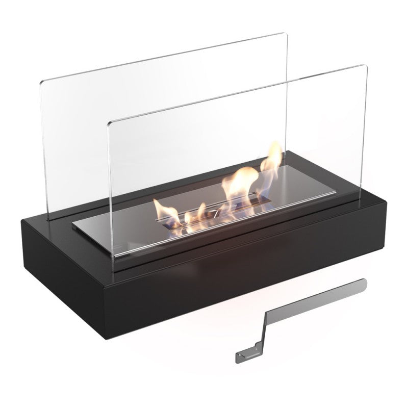 Tischkamin Outdoor Tragbar - Modernes Tischfeuer für Innen- und Außenbereiche mit Bioethanol Flamme 8