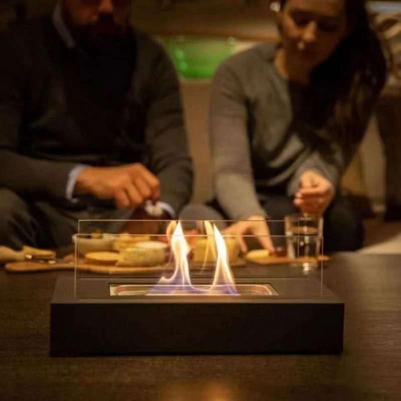 Tischkamin für drinnen und draußen – tragbar und modern 8