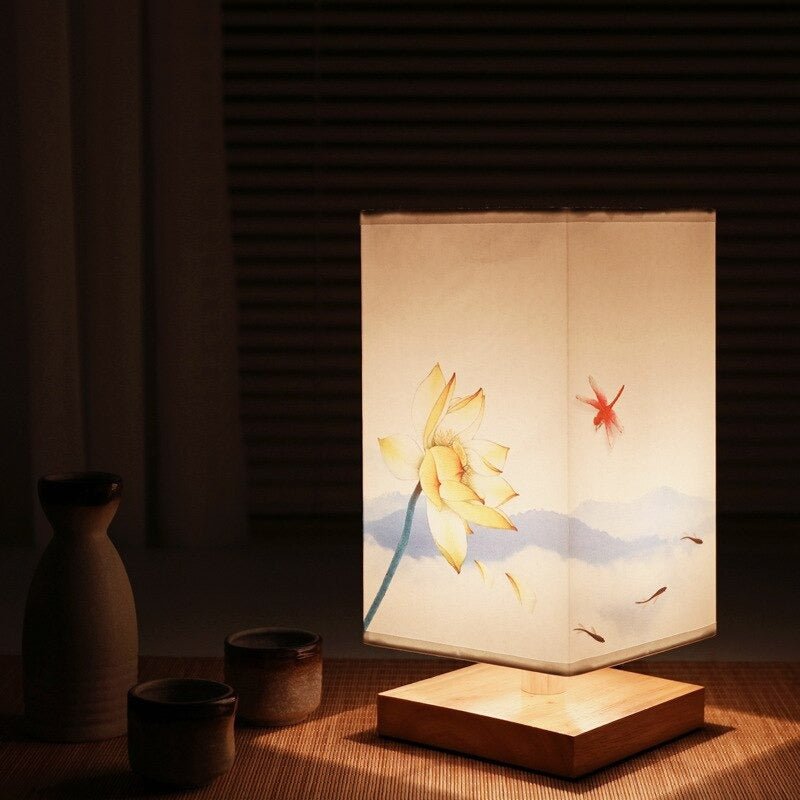 Tischlampe im Japanisch-Scandinavischen Stil 3