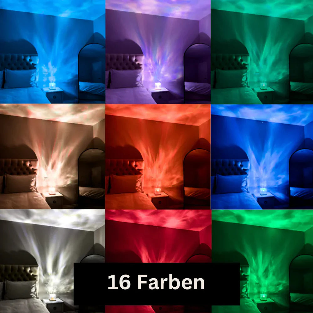 Tischlampe mit 16 Farben und Fernbedienung für entspannende Lichtshows 3